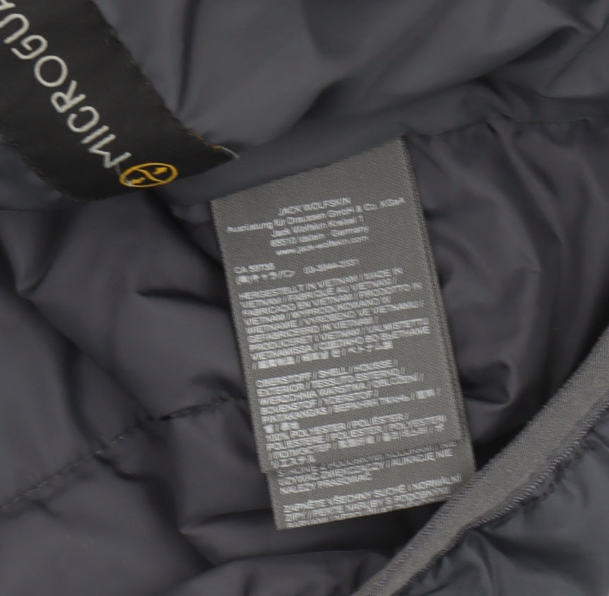 Jack Wolfskin Men's Black Puffer Jacket XL Outdoor
