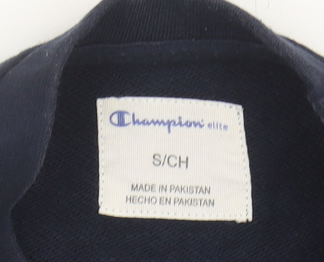 Champion Men's Blue Sweatshirt S with Logo