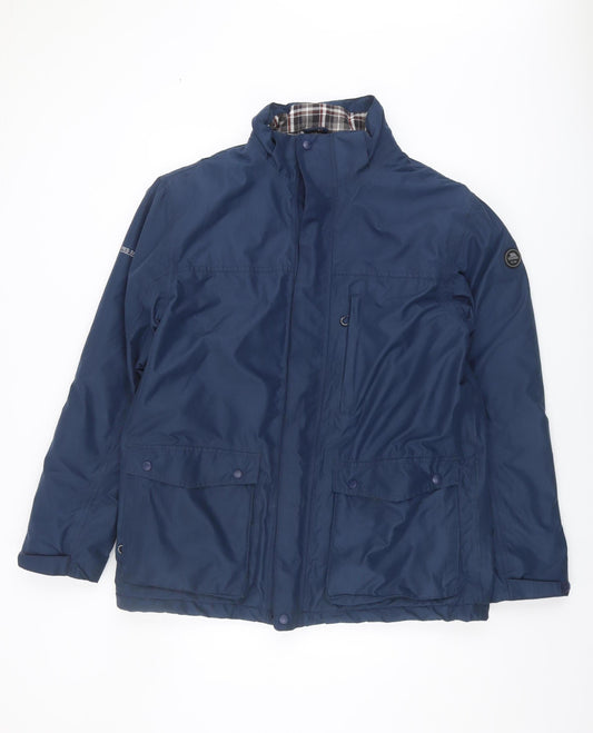 Trespass Men's Blue Anorak Jacket, XL - Waterproof & Windproof