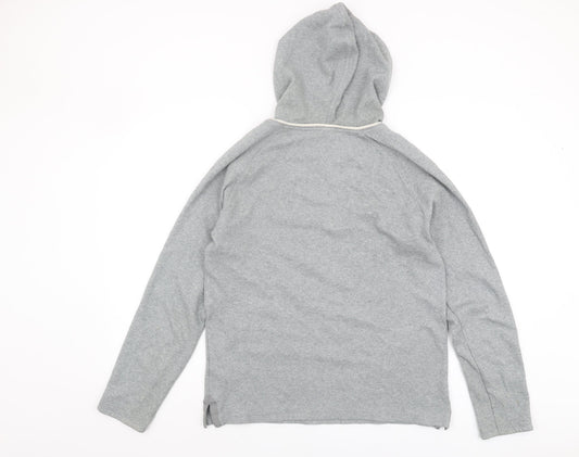 Hugo Boss Men's Grey Pullover Hoodie Size L