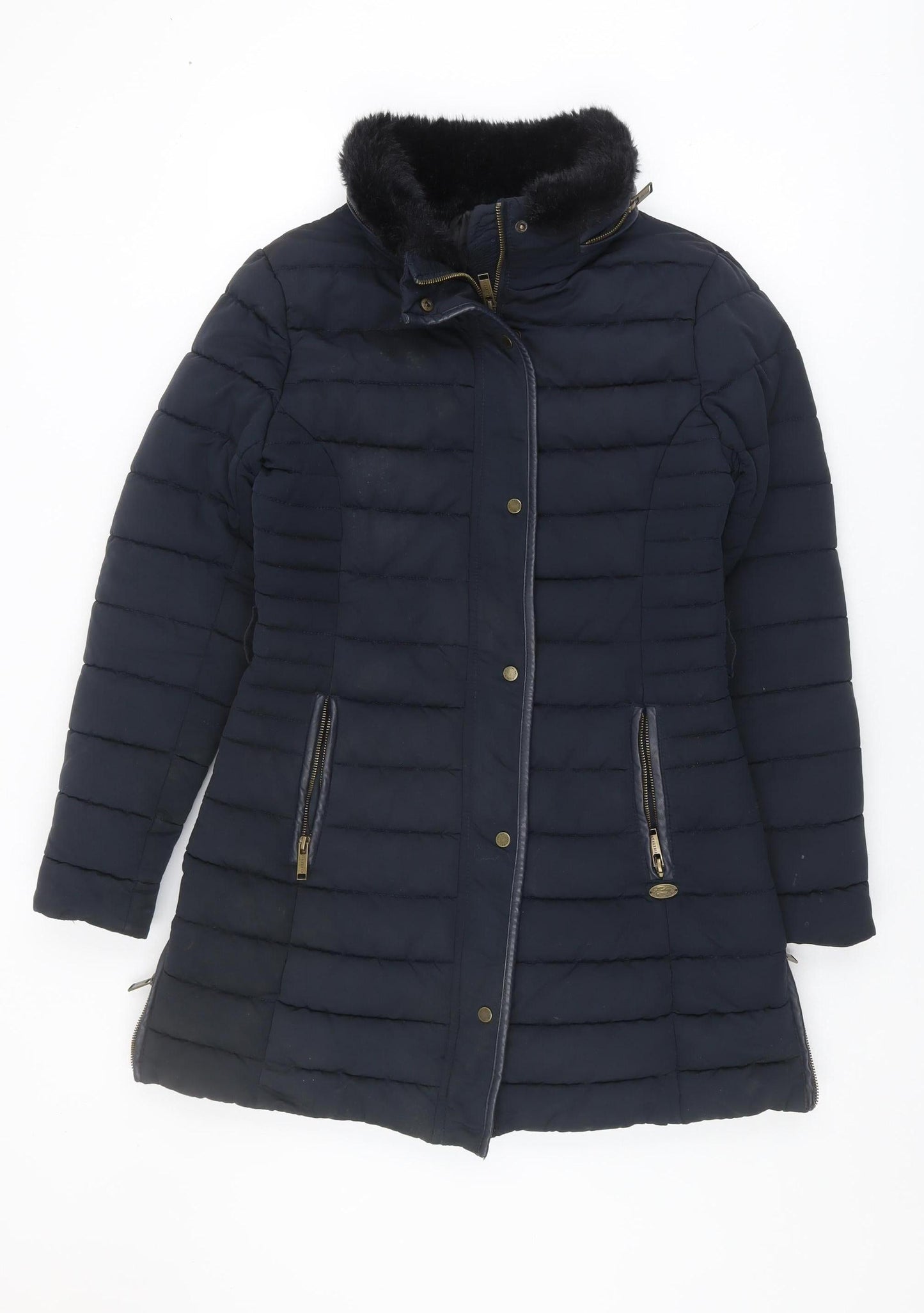 Firetrap Women's Blue Puffer Jacket Size 10