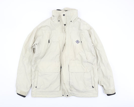 White Stuff Men's Beige Medium Softshell Jacket