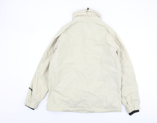 White Stuff Men's Beige Medium Softshell Jacket