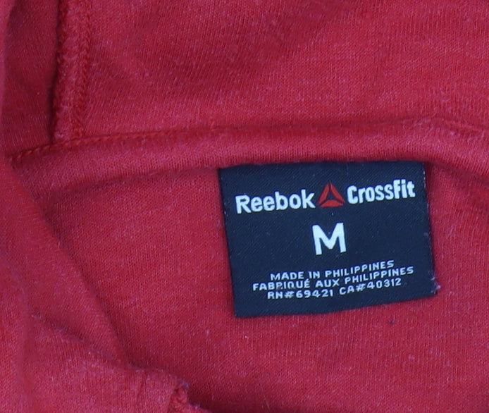 Reebok Men's Red Hoodie Pullover Size M