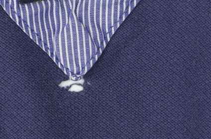 Tommy Hilfiger Men's Blue Polo L Cotton Casual Classic