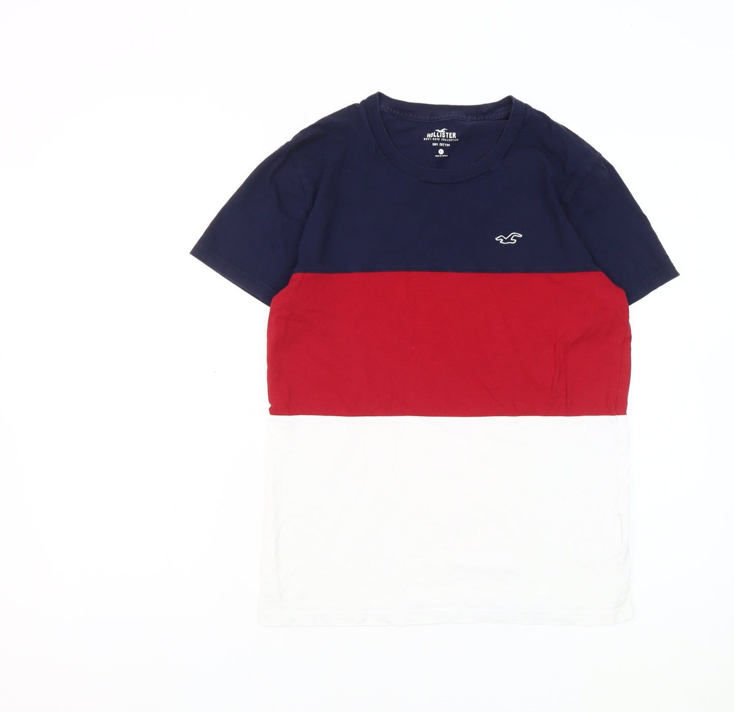 Hollister Men's XS Multicoloured Crew Neck T-Shirt