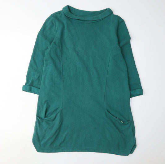Seasalt Cornwall Women's Green T-Shirt Dress Size 8