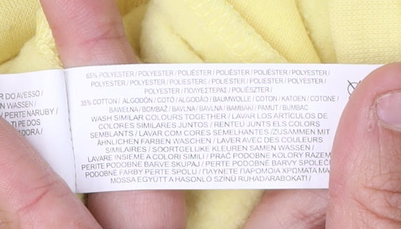 Disney Unisex Yellow Hoodie 2XS Winnie the Pooh