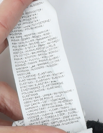 Puma Men's Black Joggers, Size L, Casual Comfort