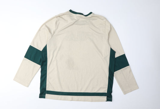 Fila Men's Beige XL Long Sleeve Jersey Top