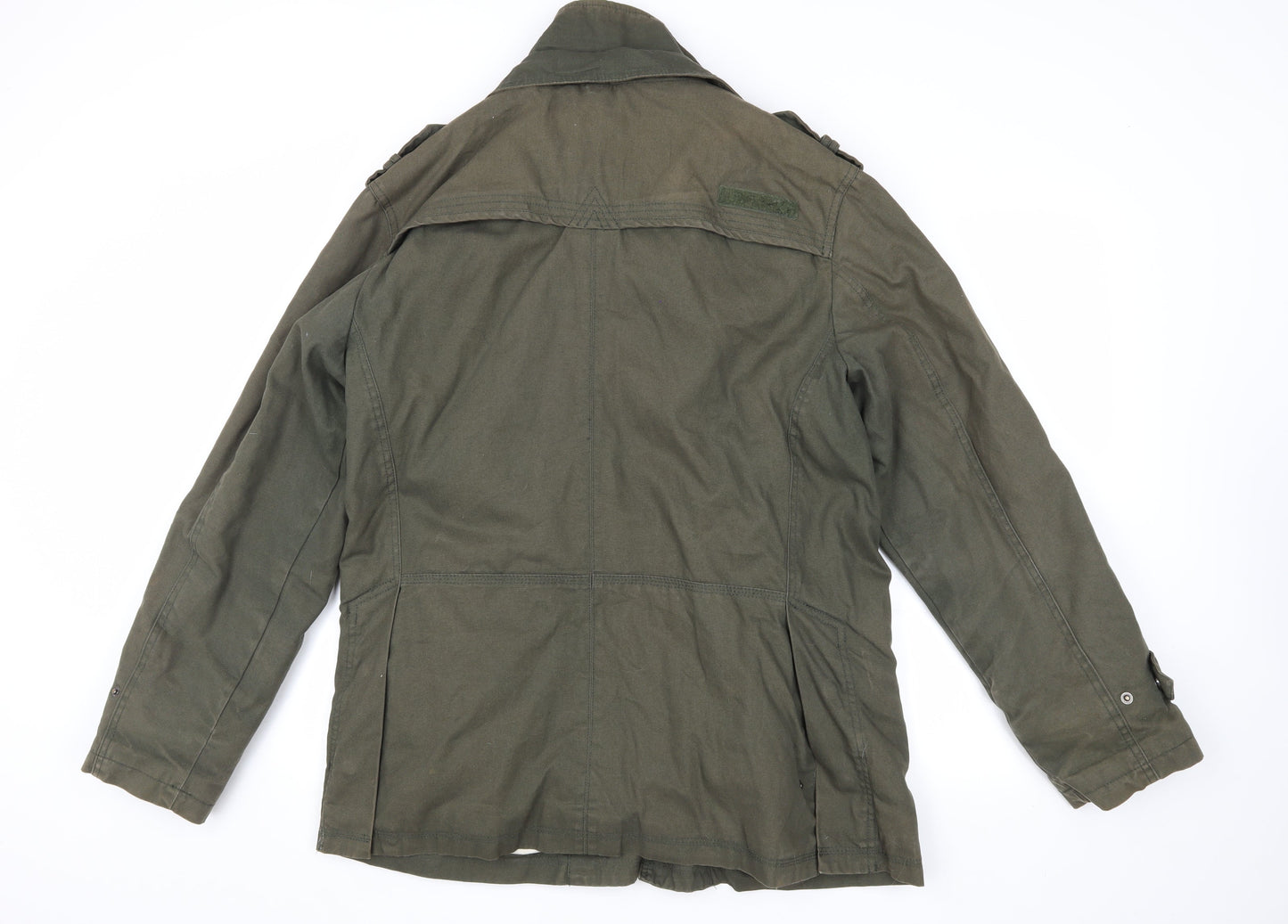 Feraud Men's Green Military Jacket, 2XL, Autumn