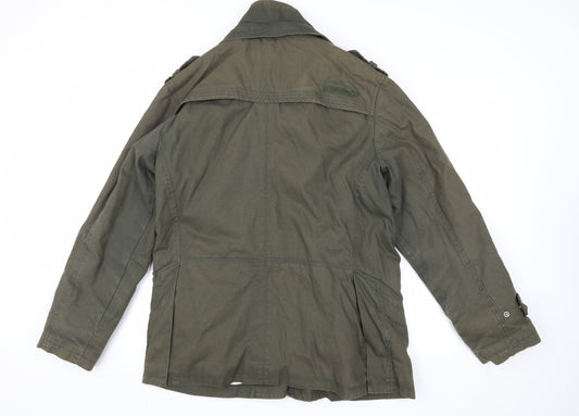 Feraud Men's Green Military Jacket, 2XL, Autumn