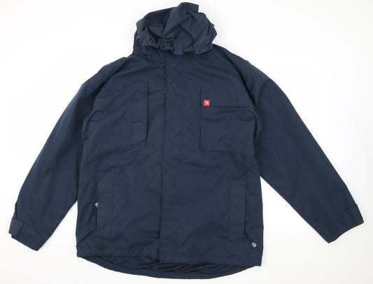 Trespass Men's Blue Waterproof Rain Coat L