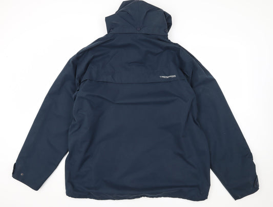 Trespass Men's Blue Waterproof Rain Coat L