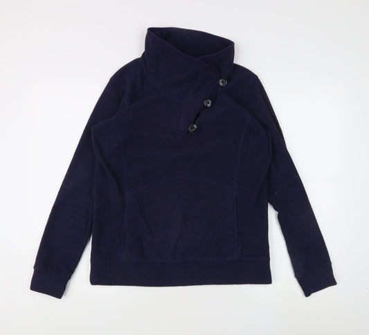 Berghaus Women's Blue High Neck Fleece Sweatshirt Size 12