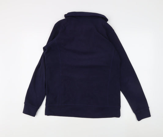 Berghaus Women's Blue High Neck Fleece Sweatshirt Size 12