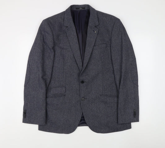 Jeff Banks Men’s Blue Single-Breasted Blazer 42