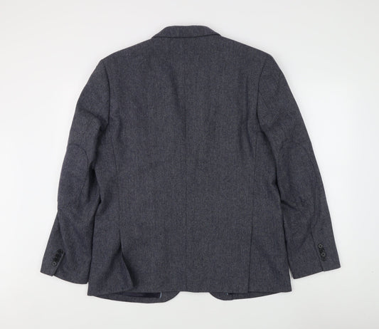 Jeff Banks Men’s Blue Single-Breasted Blazer 42