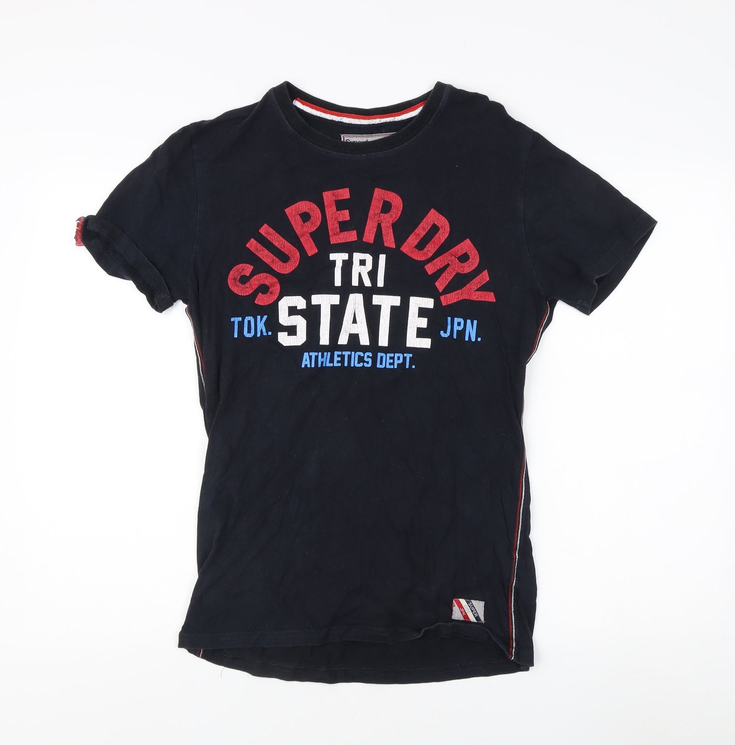 Superdry Men's Black Graphic Print T-Shirt, Size S
