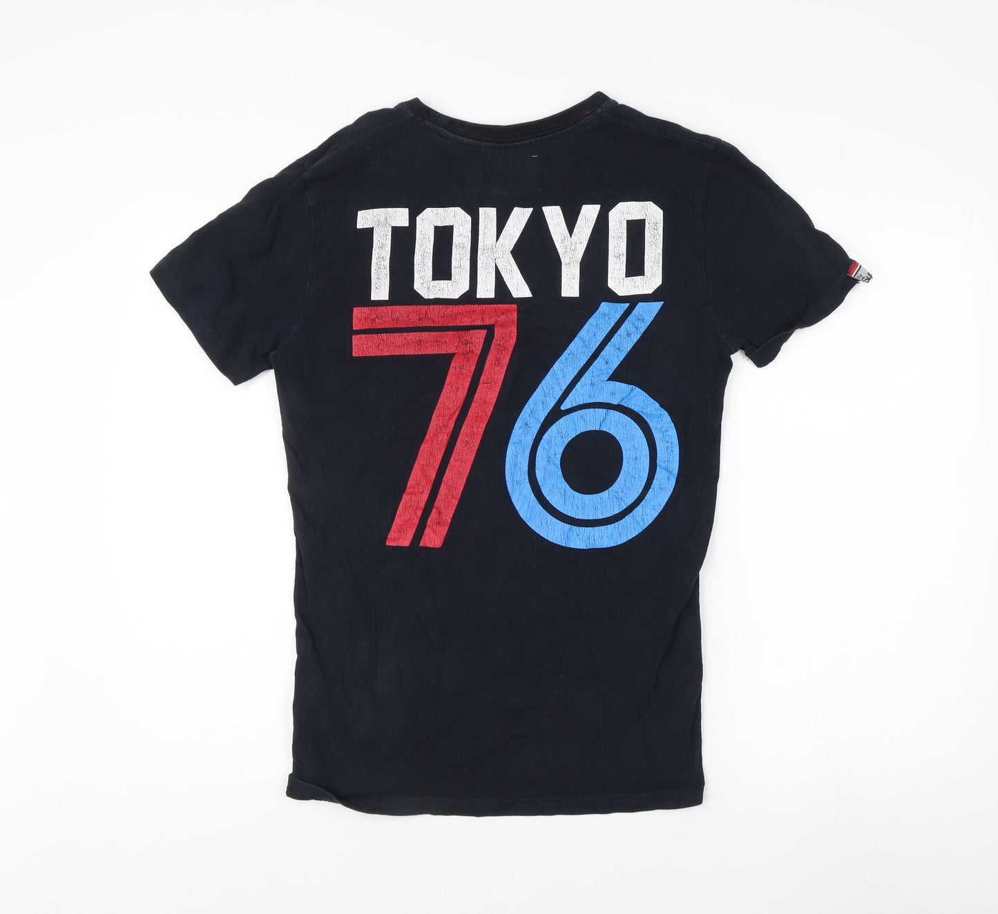 Superdry Men's Black Graphic Print T-Shirt, Size S