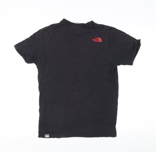 The North Face Men's Black T-Shirt, S, Cotton, Logo