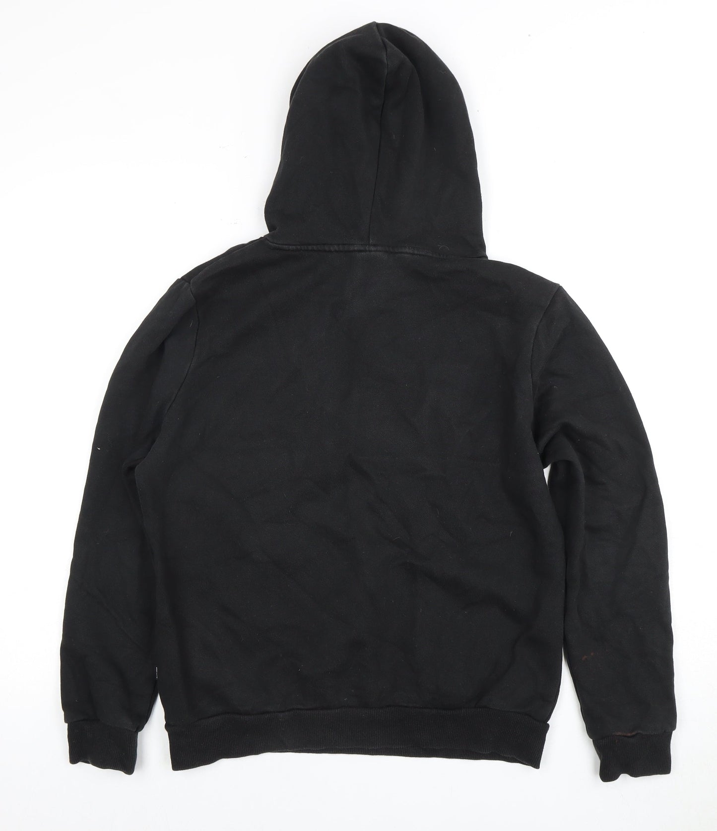 Puma Unisex Black Pullover Hoodie, M, Casual Style
