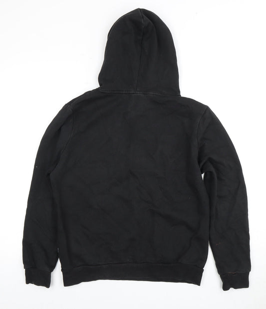 Unisex Adults UK M Regular PUMA Black Pullover Hoodie