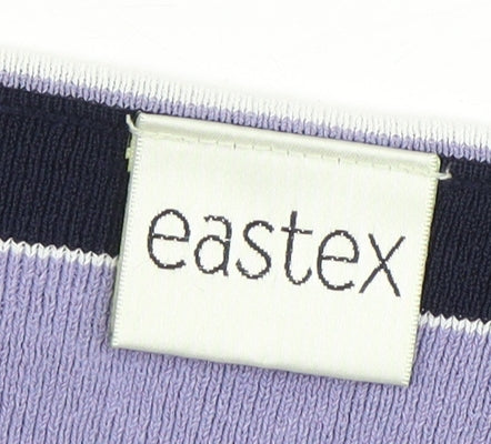 Eastex Women's Multicoloured Striped T-Shirt 12/14