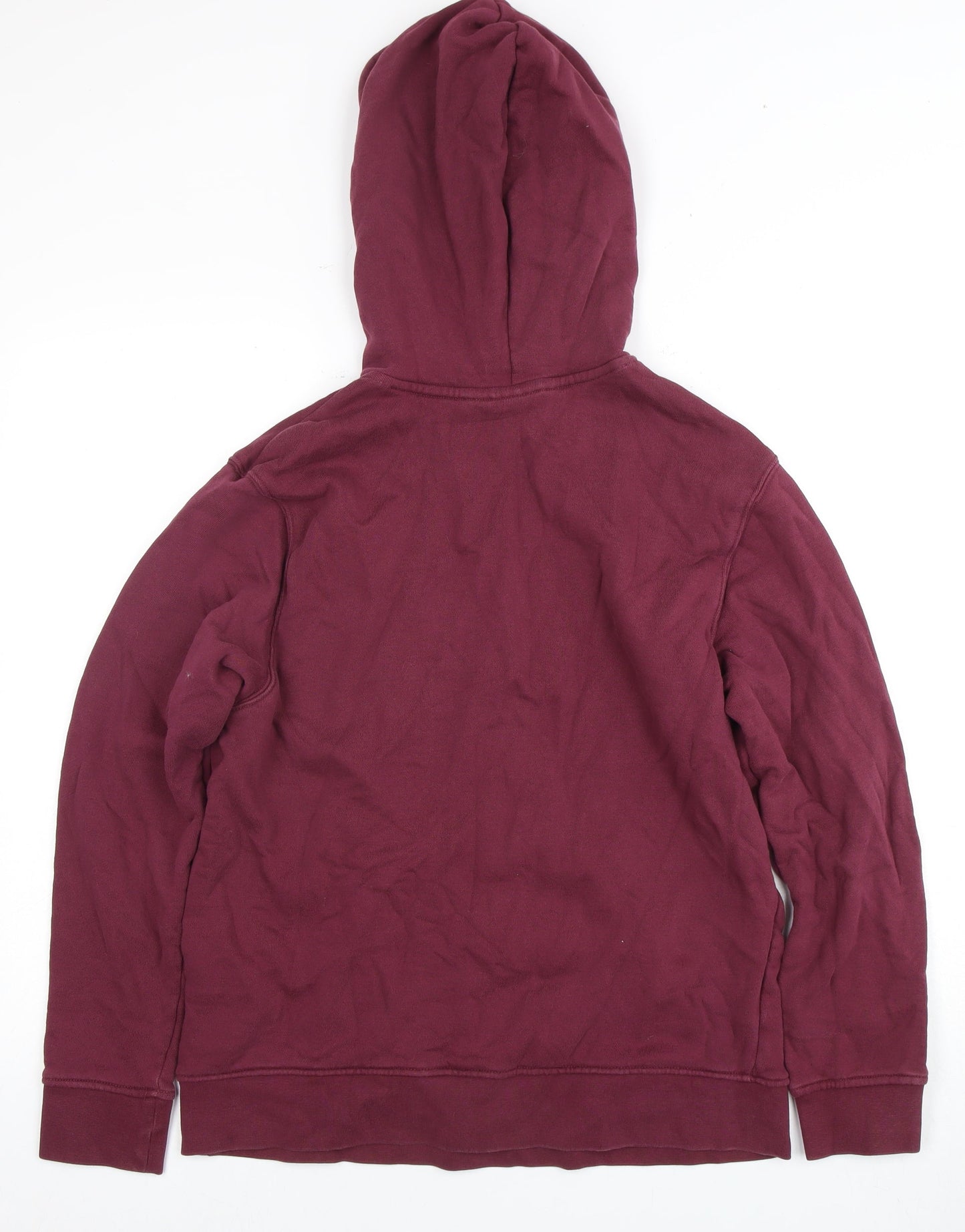 Adidas Unisex Burgundy Pullover Hoodie Size 20