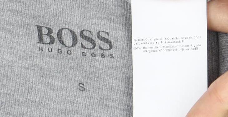 Hugo Boss Men's Grey Crew Neck T-Shirt Size S