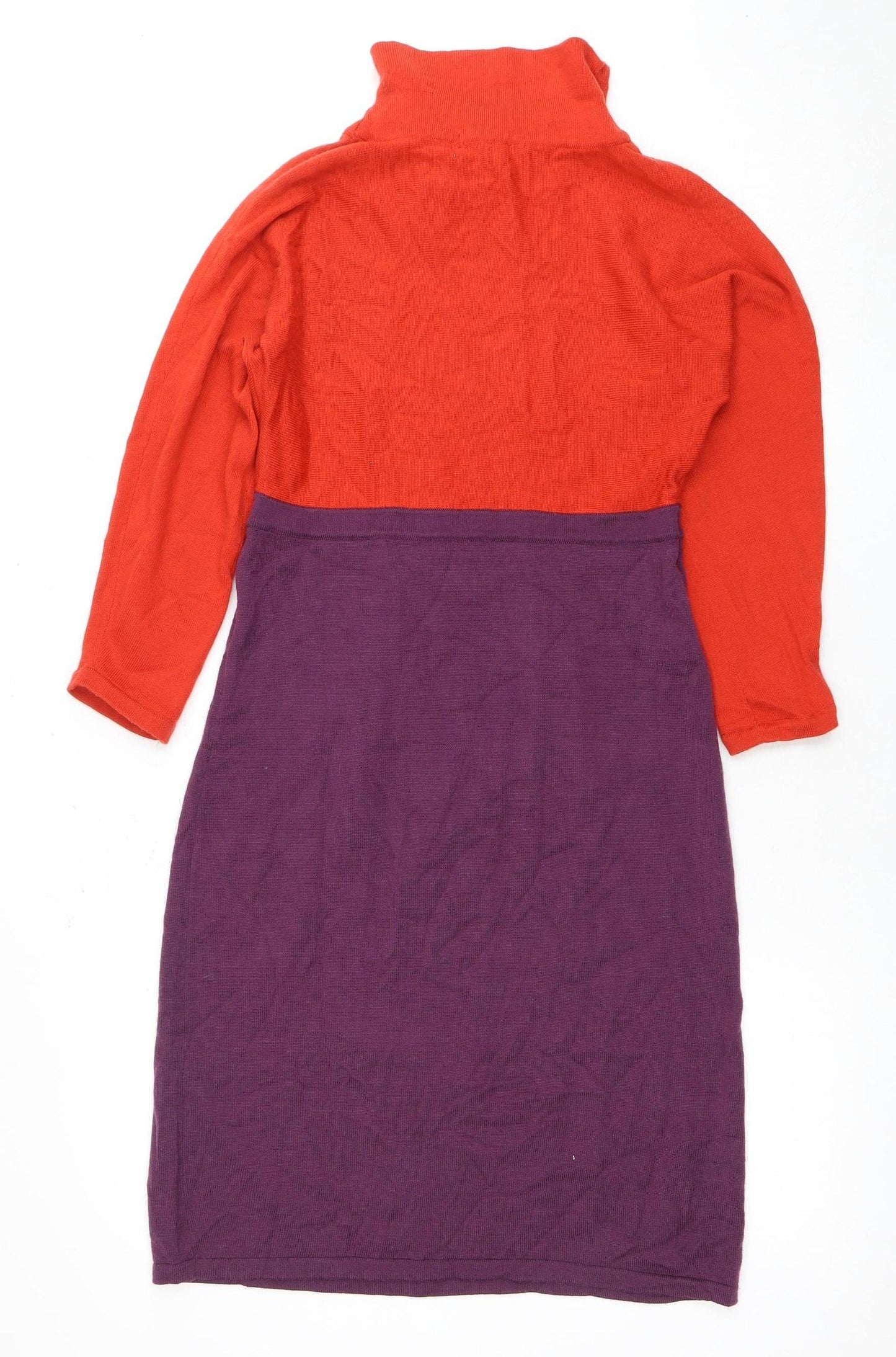 Boden Women’s Red Purple Wool Dress Size 10P