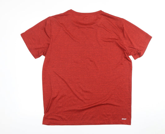 New Balance Men's Red XL Sports Jersey T-Shirt