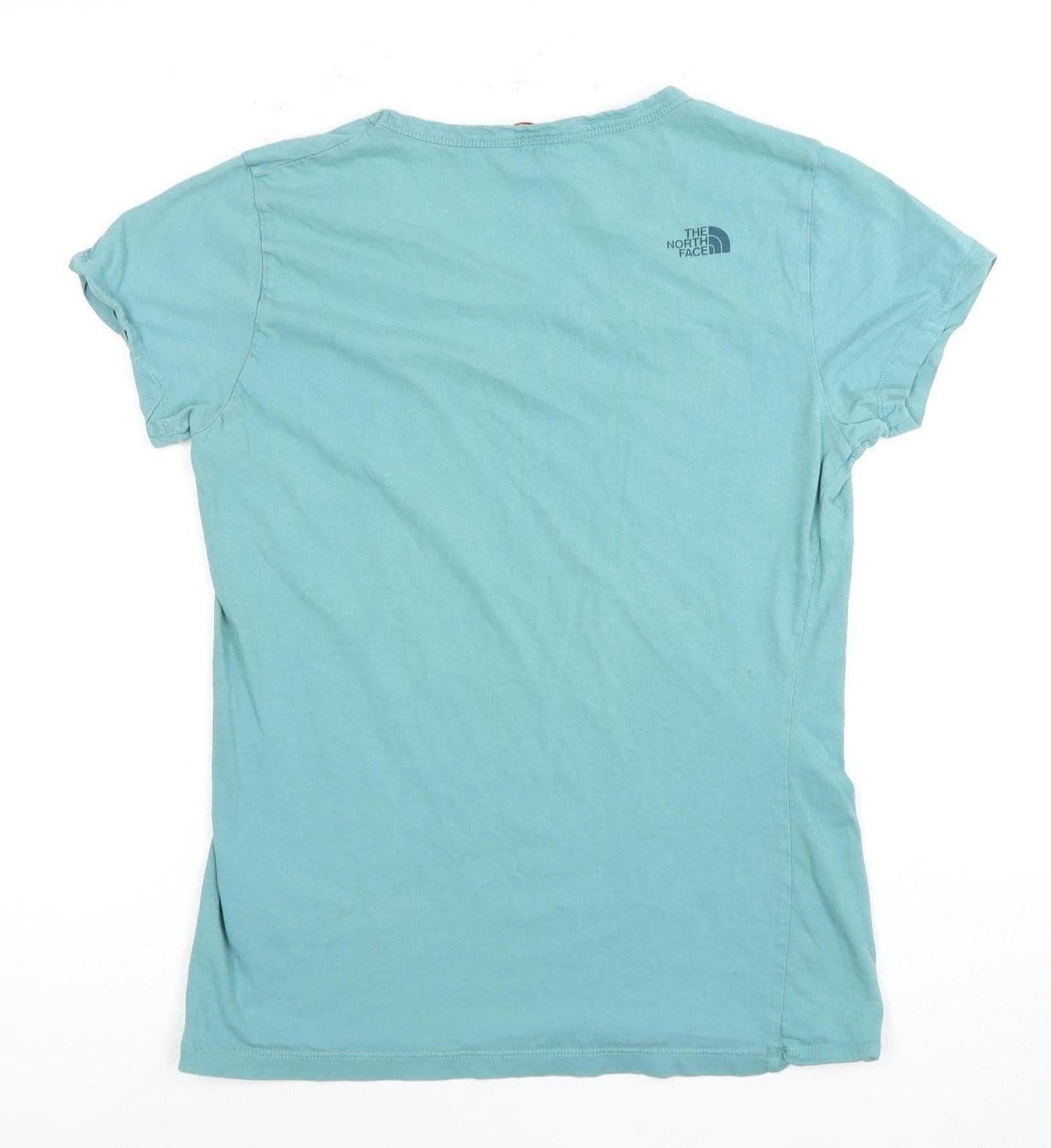 The North Face Women's Blue M V-Neck T-Shirt Casual Wear