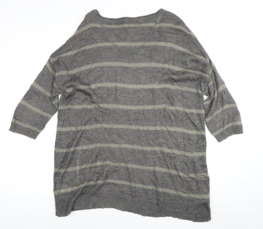 White Stuff Women's Grey Pullover Jumper Size 12