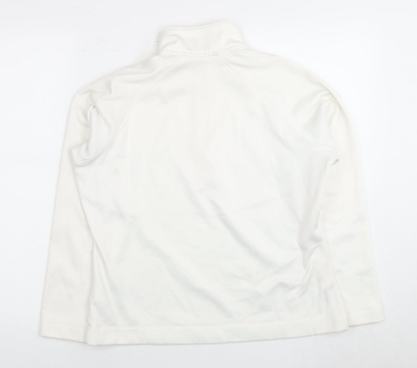Nike Unisex White M Thermal Pullover Hoodie Golf Zip