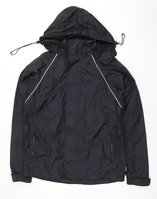 Peter Storm Men's Black XS Hooded Waterproof Jacket 32-34"