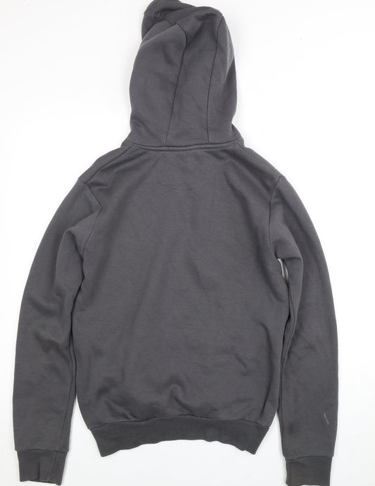 McKenzie Mens Grey Pullover Hoodie Medium