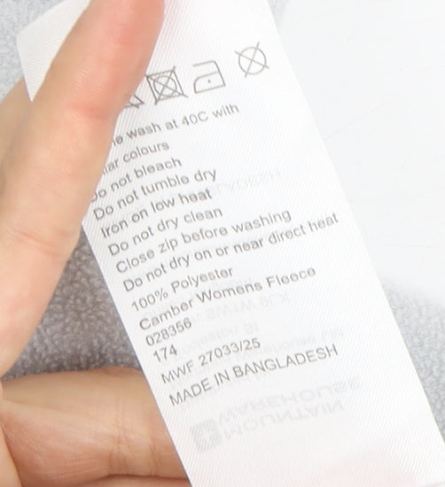 Mountain Warehouse White Fleece Sweater M, Unisex, Lightweight, Zip