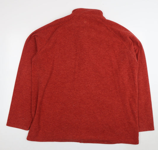 Mountain Warehouse Men's Red 2XL Basic Jacket Stand-Up Collar