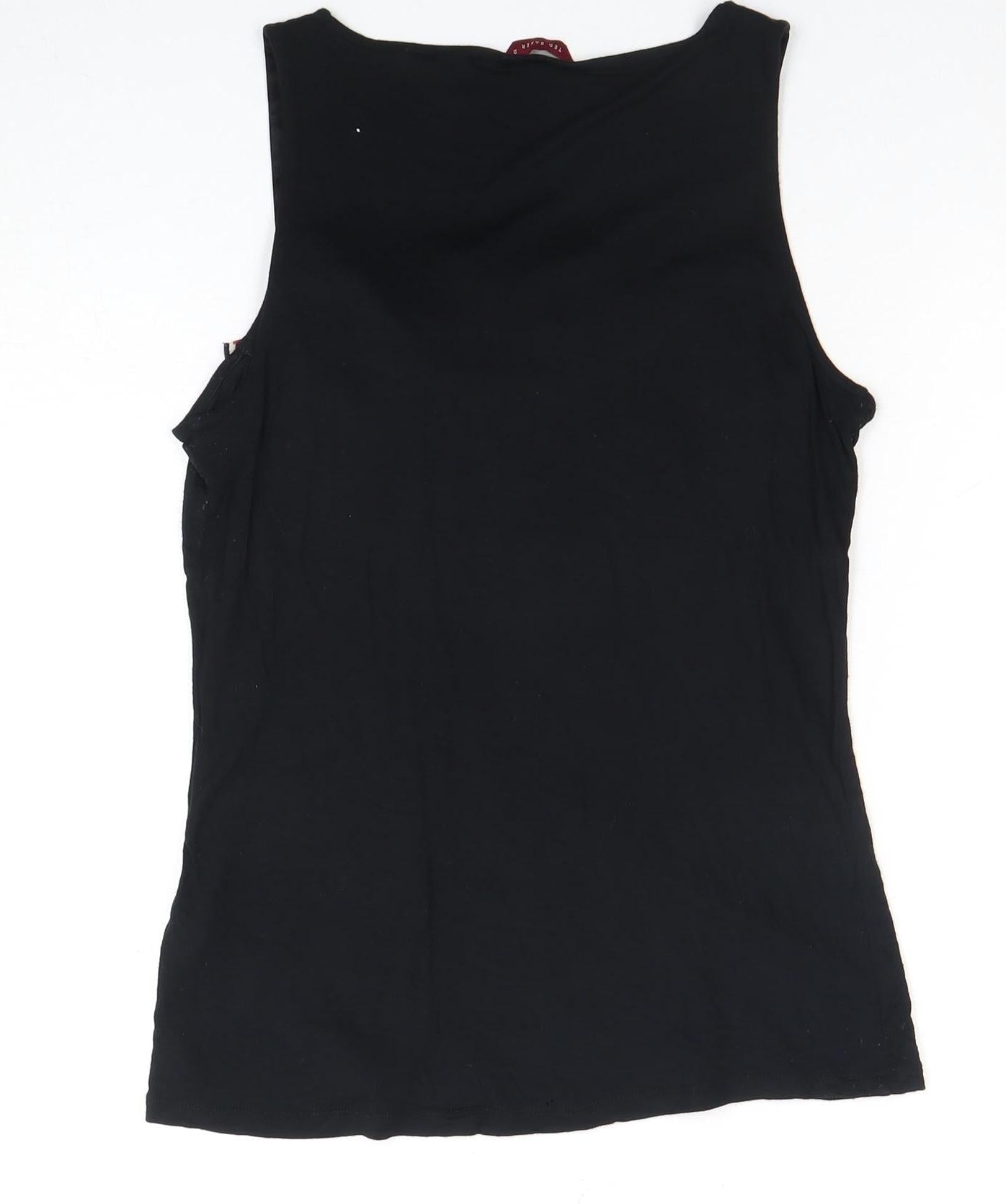 Ted Baker Women’s Black Tank Top, Size 10, Casual Wear