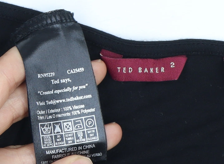 Ted Baker Women’s Black Tank Top, Size 10, Casual Wear