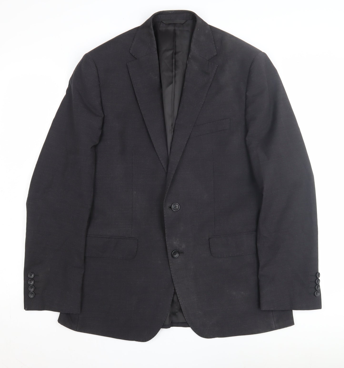 Moss 1851 Men's Grey Regular Suit Jacket 40R