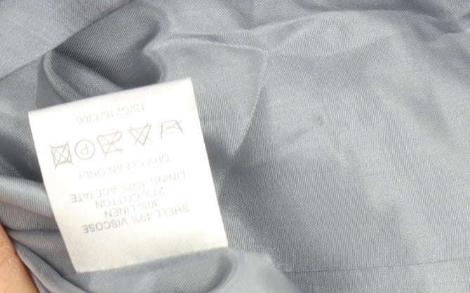 Fenn Wright Manson Women's Grey Button Blazer Size 12
