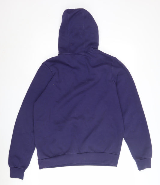 Slazenger Men's Purple Hoodie S Pullover with Logo
