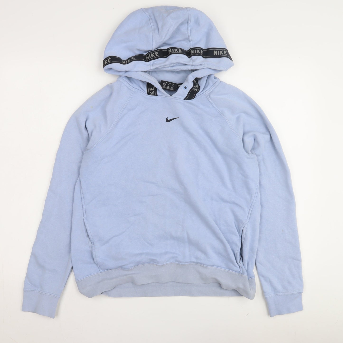 Nike Men's Blue Small Hoodie with Logo
