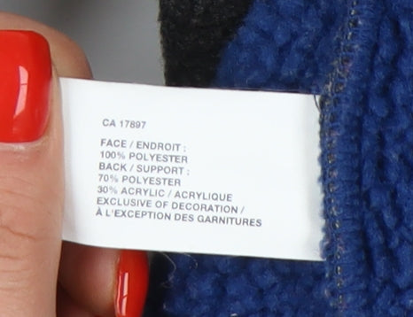 GAP Boys Grey Puffer Jacket Size L Full Zip