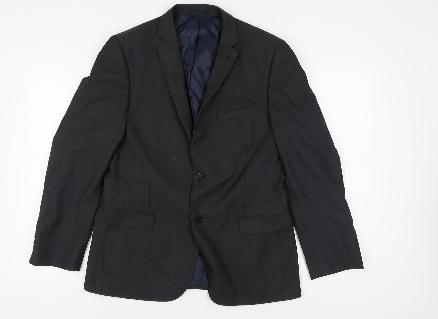 Ted Baker Men's Grey Blazer 40R Regular Fit