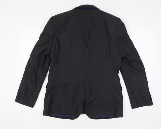 Ted Baker Men's Grey Blazer 40R Regular Fit