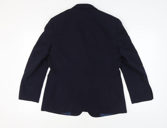 Marks and Spencer Men's Blue Blazer, Size 40S, Classic Style