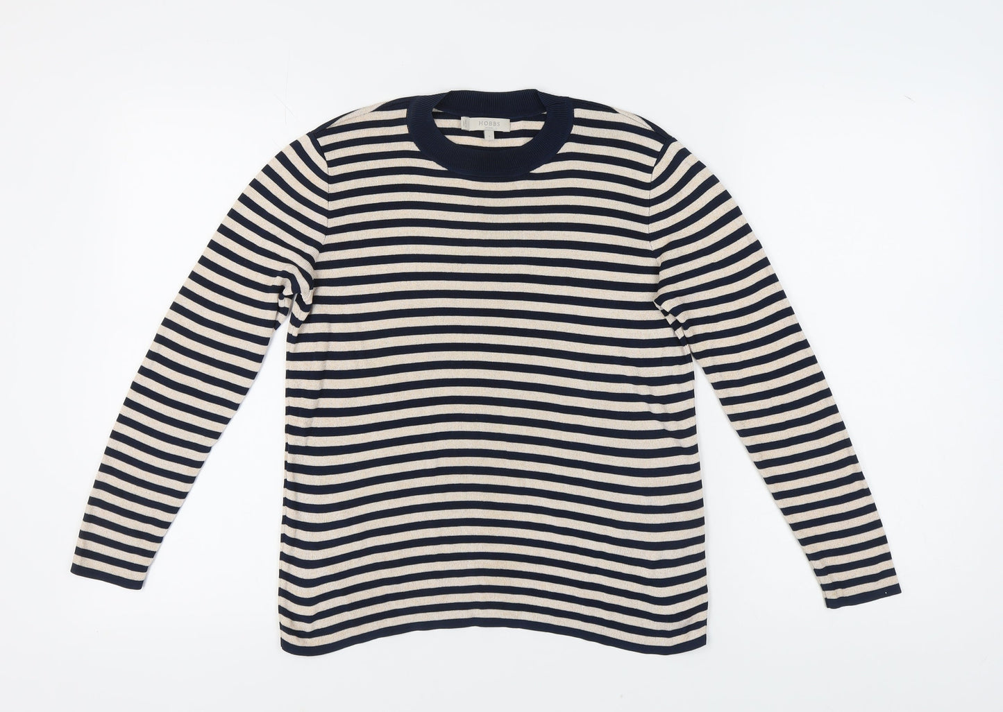 Hobbs Women's Multicoloured Striped Jumper, Size S